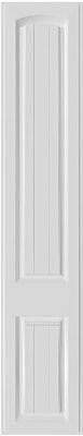 Grooved Arch Porcelain White Bedroom Doors