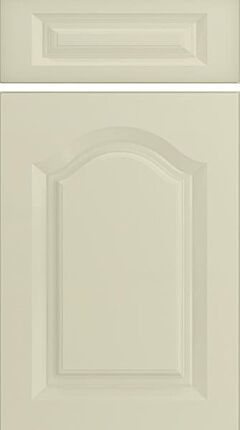 Cathedral Arch Super Matt Alabaster Kitchen Doors