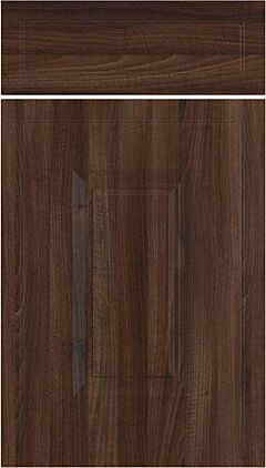 Ticehurst Dark Walnut Kitchen Doors