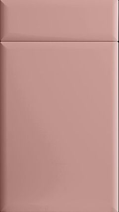 Bevelled Edges Matt Dusky Pink Kitchen Doors