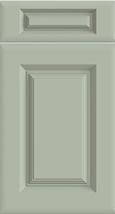 Square Frame Matt Sage Green Kitchen Doors